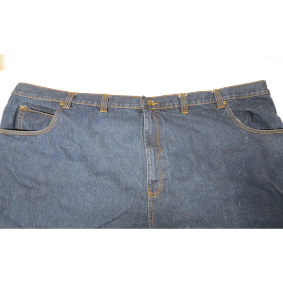 KingSize Jean Shorts Mens Size 60 Big & Tall Blue 100% Cotton Denim - Picture 2 of 9